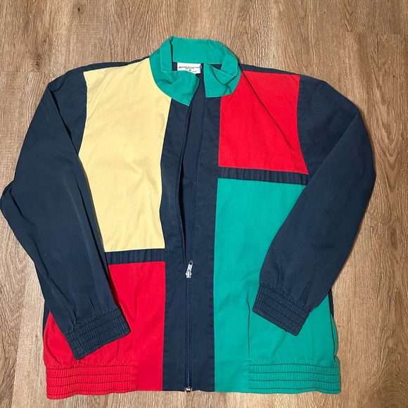 90’s color block jacket - Picture 1 of 3